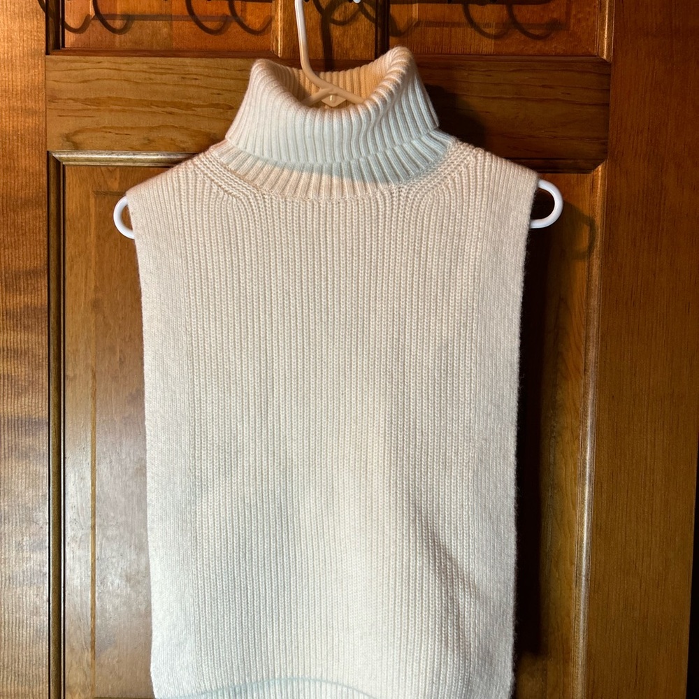 Elegant White Turtleneck Sweater
